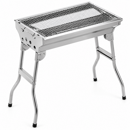 🔥 BBQ Grill | Stainless Steel | Outdoor Cooking | Gift for Grillers | Foldable Design