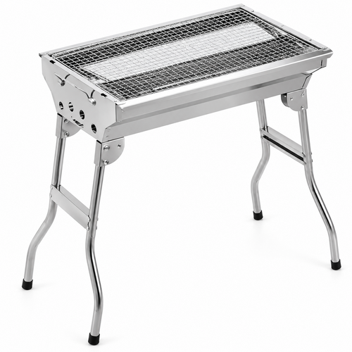🔥 BBQ Grill | Stainless Steel | Outdoor Cooking | Gift for Grillers | Foldable Design