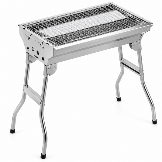 🔥 BBQ Grill | Stainless Steel | Outdoor Cooking | Gift for Grillers | Foldable Design