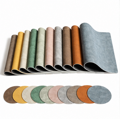 🍽️ Placemats | Faux Leather | Dining Table | Gift for Homes | Modern Color Palette