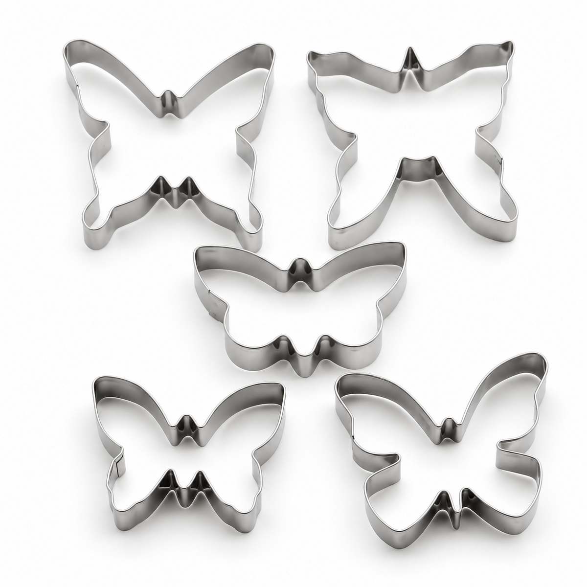 🦋 Cake Molds | Stainless Steel | Baking Fun | Gift for Bakers | Butterfly Shapes