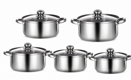 🍲 Cookware | Stainless Steel Kitchen | Home Chefs | Mirror Finish