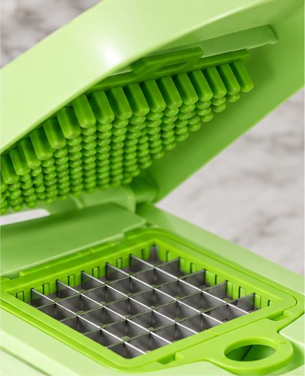 🥕 Veggie Slicer | ABS & Steel | Meal Prep | Gift for Cooks | 12-in-1 Cuts