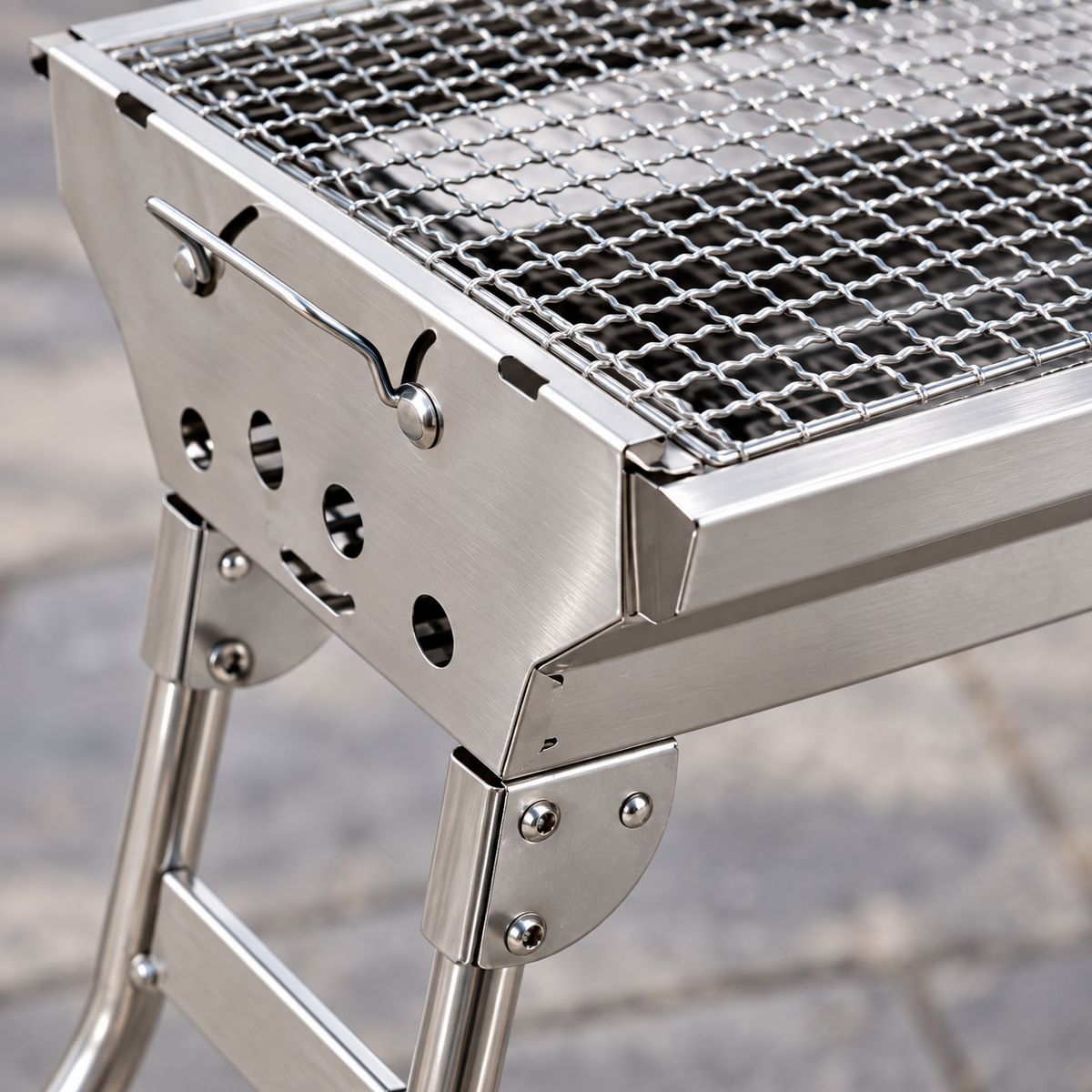 🔥 BBQ Grill | Stainless Steel | Outdoor Cooking | Gift for Grillers | Foldable Design