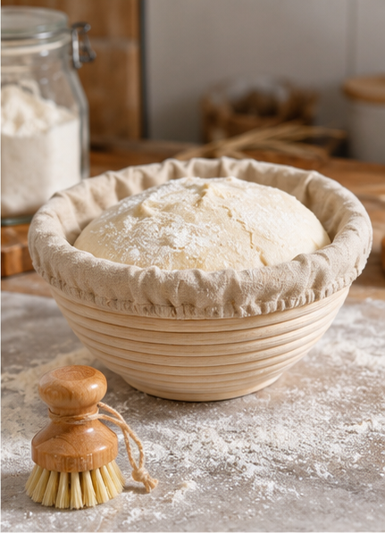 🍞 Bread Proofing | Rattan & Cotton | Home Baking | Gift for Bakers | Artisan Shape