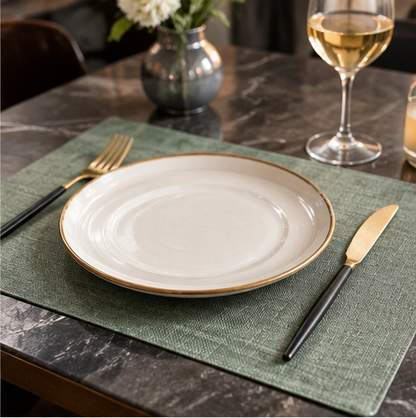 🍽️ Placemats | Faux Leather | Dining Table | Gift for Homes | Modern Color Palette