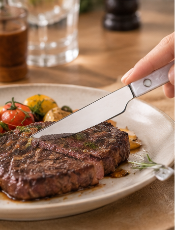 🍴 Flatware Set | Stainless Steel | Daily Dining | Gift for Homes | Pearl Handles
