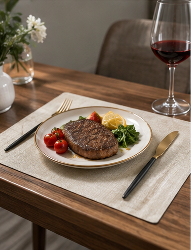 🍽️ Placemats | Faux Leather | Dining Table | Gift for Homes | Modern Color Palette