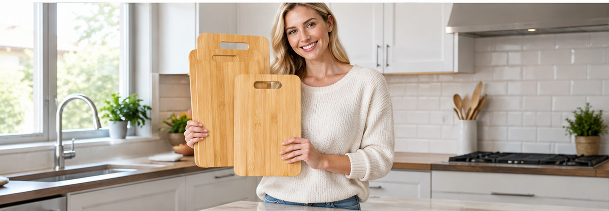 🍃 Cutting Board | Bamboo | Kitchen Prep | Gift for Home Cooks | Natural Grain  Why It Belongs in Your Kitchen