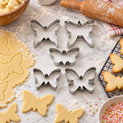 🦋 Cake Molds | Stainless Steel | Baking Fun | Gift for Bakers | Butterfly Shapes