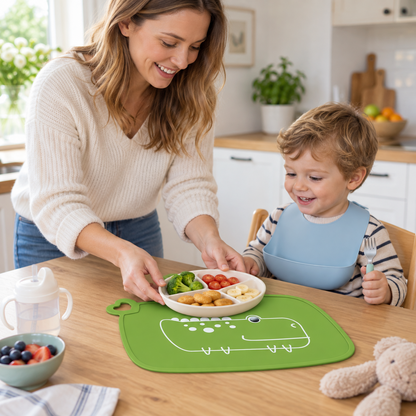 🌈 Placemats | Silicone | Family Dining | Gift for Parents | Playful Cartoon Designs